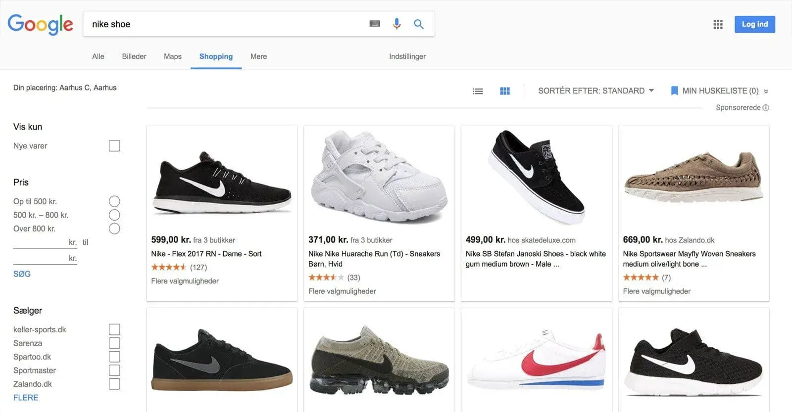 Here is an example of how Google Shopping can use your product feed.