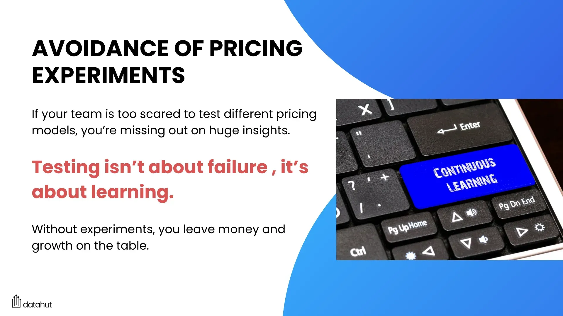 Avoidance of Pricing Experiments