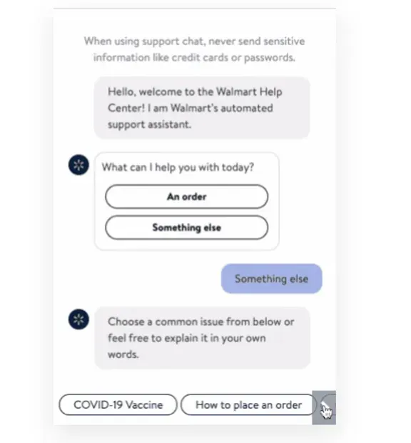 For example, Walmart leverages live chat to ease a customer's journey on their site and present them with a bunch of...