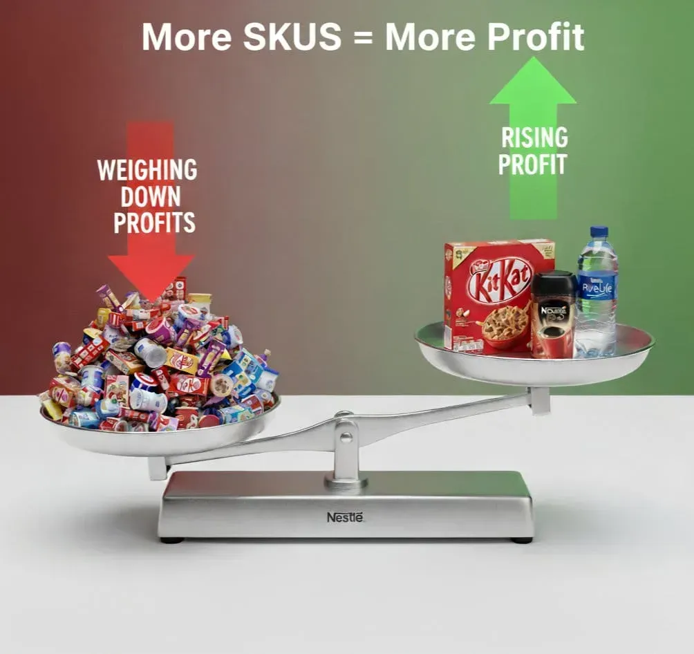 More SKUS= More Profit