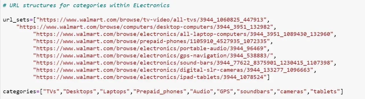 How to Scrape Product Information from Walmart using Python beautifulsoup