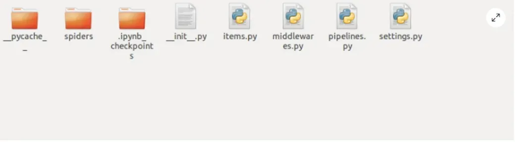 Spider gets created within a spiders folder inside the project directory. Once you go into the scrapy project, you will see...