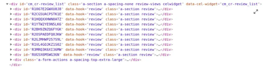 We start by opening the web page using the inspect-element feature in the browser. There you can see the HTML code of the...
