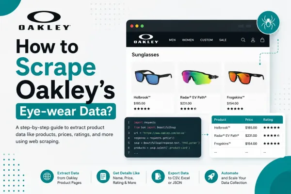How to Scrape Oakley's Eye-wear Data?