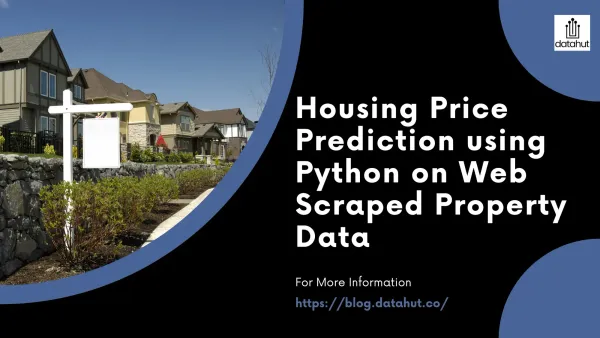 Housing Price Prediction using Python on Web Scraped Property Data