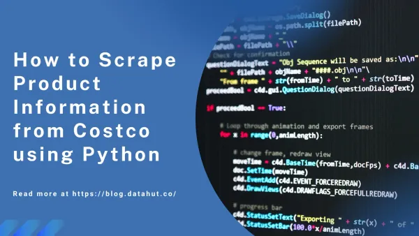 How to scrape product information from Costco using Python