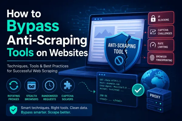 How to Bypass Anti-Scraping Tools on Websites