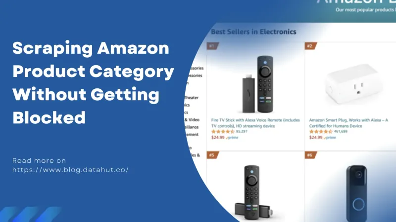 Scraping Amazon Product Category Without Getting Blocked