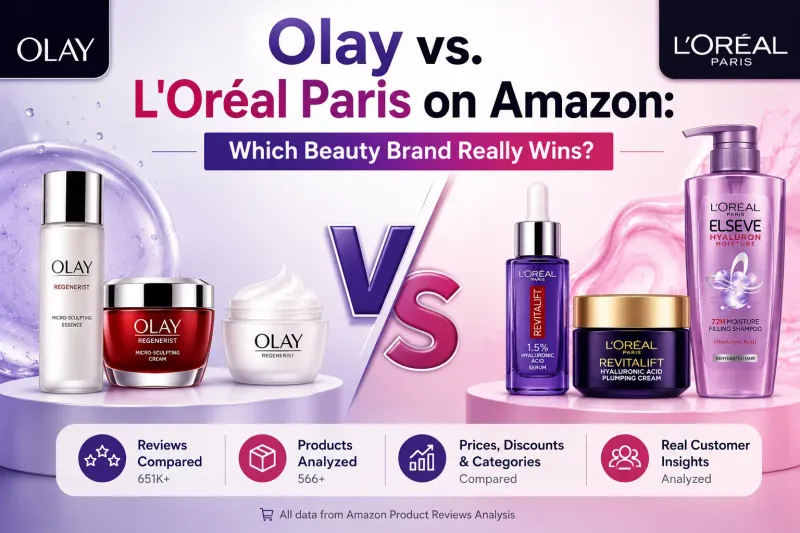 Olay vs. L'Oréal Paris on Amazon: Which Beauty Brand Really Wins?